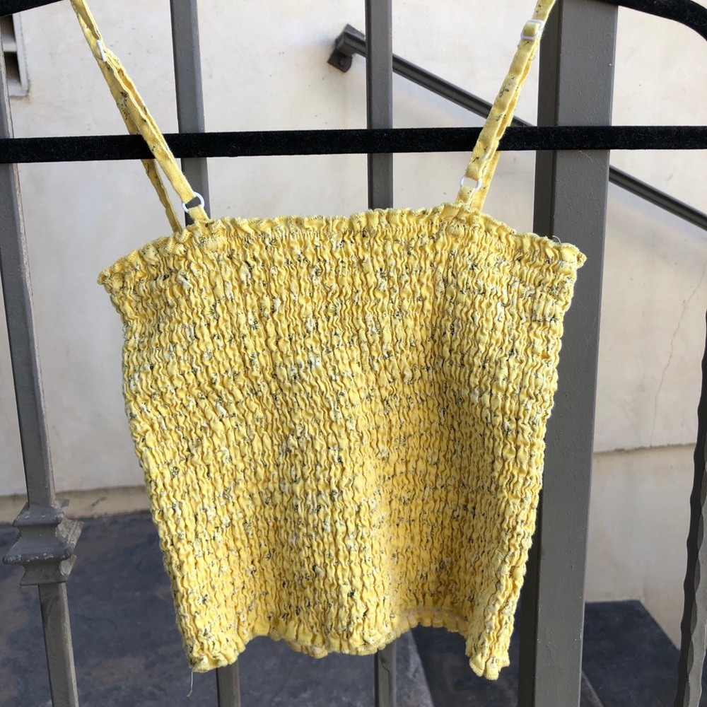 Yellow John Galt Tank Top